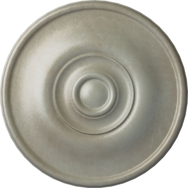 Ekena Millwork Jefferson Ceiling Medallion (Fits Canopies up to 2 7/8"), Hand-Painted Flash Gold, 11 3/4"OD x 3/8"P CM12JEFLS - main